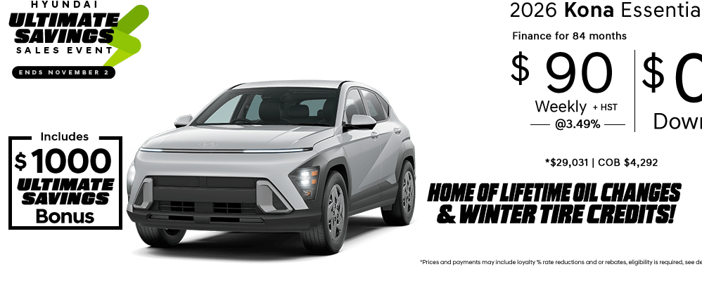 2026-Kona - Ultimate Savings Event