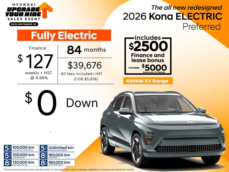 2026 Kona EV 